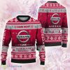 Nissan Logo Car Ugly Xmas 3D Sweater Gift For Fans - Nissan Logo Car Ugly Xmas 3D Sweater Gift For Fans