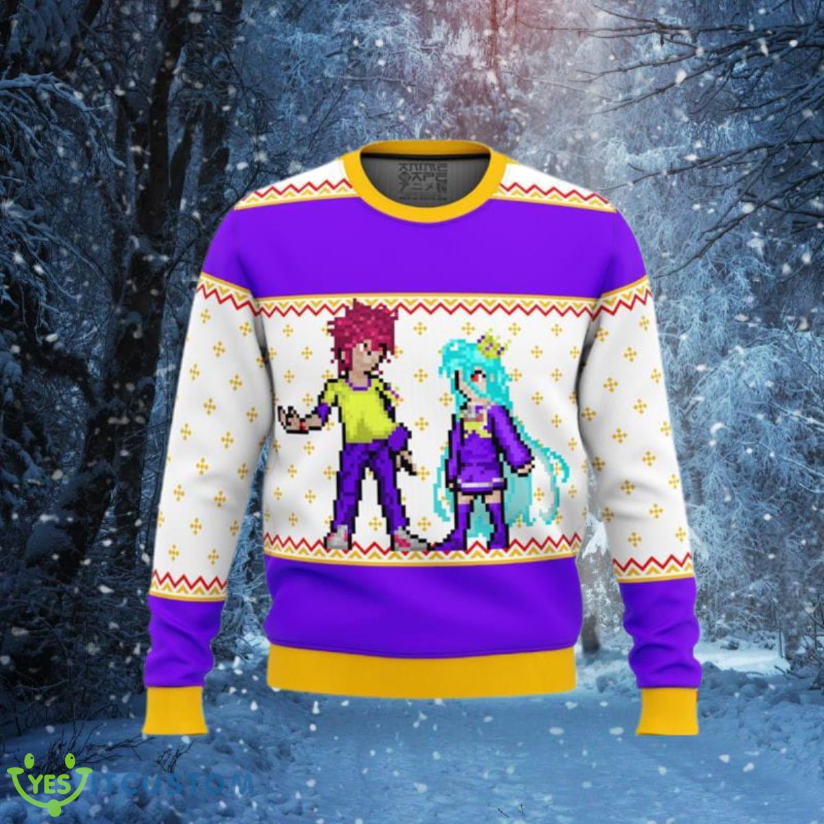 No Game No Life Sprites Ugly Christmas Sweaters Impressive Gift For Men And Women 3 No Game No Life Sprites Ugly Christmas Sweaters Impressive Gift For Men And Women Product Photo 1