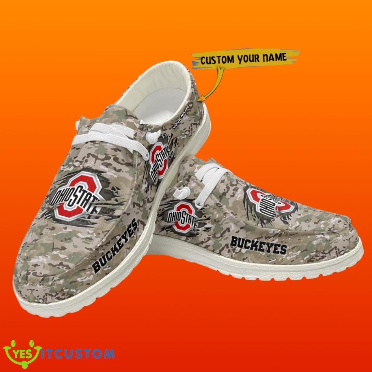 Ohio State Buckeyes Custom Name Loafer Shoes Best Gift And Choose Your Camo 3 Ohio State Buckeyes Custom Name Loafer Shoes Best Gift And Choose Your Camo Product Photo 1