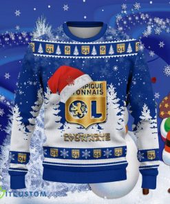 Olympique Lyonnais Ugly Christmas Sweater Best Gift For Men And Women Product Photo 2