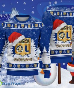 Olympique Lyonnais Ugly Christmas Sweater Best Gift For Men And Women Product Photo 1