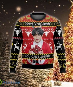 Once You Jimin You Can’t Jimout Pun Funny Festive Ugly Christmas Sweater For Men And Women 3 Once You Jimin You Can’t Jimout Pun Funny Festive Ugly Christmas Sweater For Men And Women - Once You Jimin You Can’t Jimout Pun Funny Ugly Christmas Sweater For Men And Women Photo 2