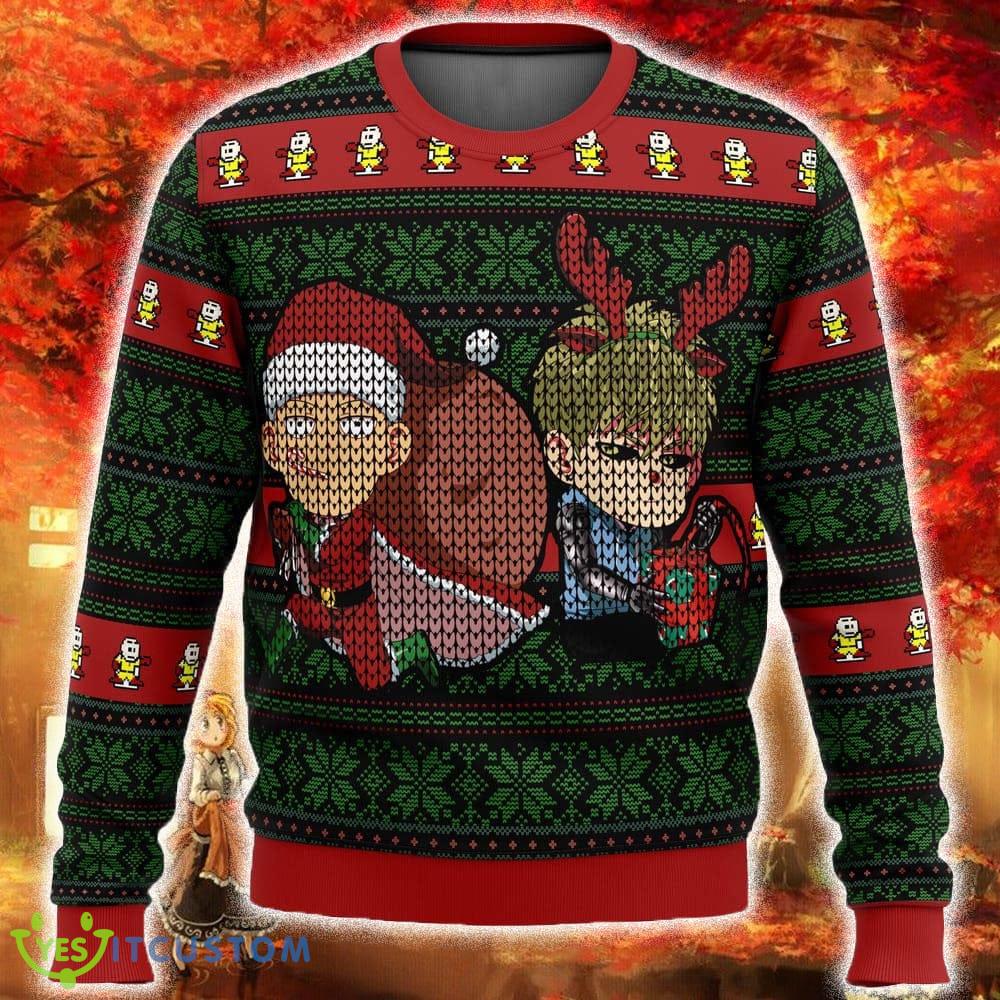 One Punch Man Holiday Ugly Christmas Sweater Funny Gift For Men And Women Fans 3 One Punch Man Holiday Ugly Christmas Sweater Funny Gift For Men And Women Fans - One Punch Man Holiday Ugly Christmas Sweater Funny Gift For Men And Women Fans