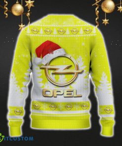 Opel Ugly Christmas Sweater Car Lovers Santa Hat Tree Christmas For Fans Gift - Opel Ugly Christmas Sweater_3