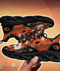 Oregon State Beavers Running Sneakers Custom Name 3D Flowers Gift Fans Fans Sports Shoes - Oregon State Beavers Clunky Sneakers Custom Name_3