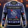 Pabst Blue Ribbon Ugly Christmas Sweater Christmas Gift 3D printed Sweater Product Photo 1