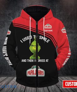 Papa John's Pizza Grinch I Used To Smile And Then I Worked At 3D Shirt, Hoodie 5 Papa John's Pizza Grinch I Used To Smile And Then I Worked At 3D Shirt, Hoodie Product Photo 2