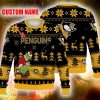 Personalized Pittsburgh Penguins Ugly Christmas Sweater Grinch Ice Hockey NHL Gift For Men And Women Fans - Personalized Pittsburgh Penguins Ugly Christmas Sweater Grinch Ice Hockey NHL Gift For Men And Women Fans