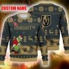 Personalized Vegas Golden Knights Ugly Christmas Sweater Grinch Ice Hockey NHL Gift For Men And Women Fans - Personalized Vegas Golden Knights Ugly Christmas Sweater Grinch Ice Hockey NHL Gift For Men And Women Fans