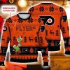 Philadelphia Flyers Ugly Christmas Sweater Grinch Custom Name Ice Hockey NHL 3D Sweater For Men And Women Product Photo 1
