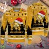 Pittsburgh Penguins Logo Golden Fans Santa Hat Tree Ugly Christmas 3D Sweater - Pittsburgh Penguins Logo Golden Fans Santa Hat Tree Ugly Christmas 3D Sweater