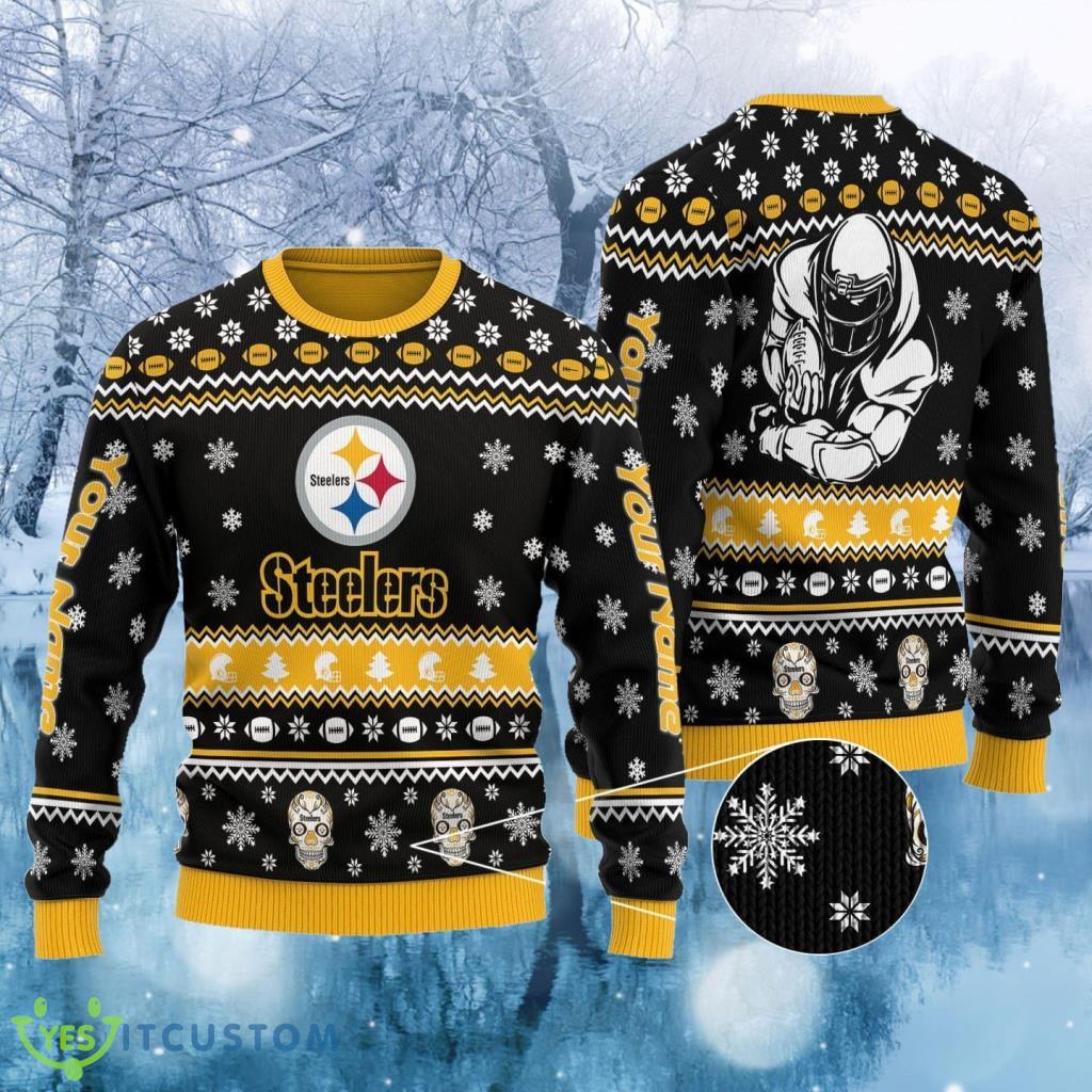 Pittsburgh Steelers Personalized Ugly Sweater Sport Gift Christmas 3 Pittsburgh Steelers Personalized Ugly Sweater Sport Gift Christmas Product Photo 1