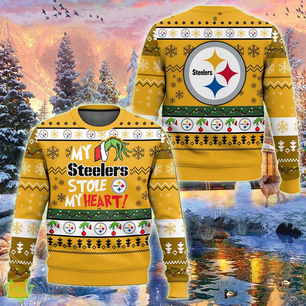 Pittsburgh Steelers Stole My Heart New Style Ugly Christmas Sweater For Men And Women 3 Pittsburgh Steelers Stole My Heart New Style Ugly Christmas Sweater For Men And Women - Pittsburgh Steelers Stole My Heart New Style Ugly Christmas Sweater For Men And Women
