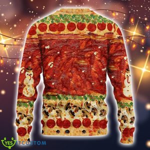 Pizza 3D Ugly Christmas Sweater Amazing Gift Idea Christmas Gift Product Photo 2