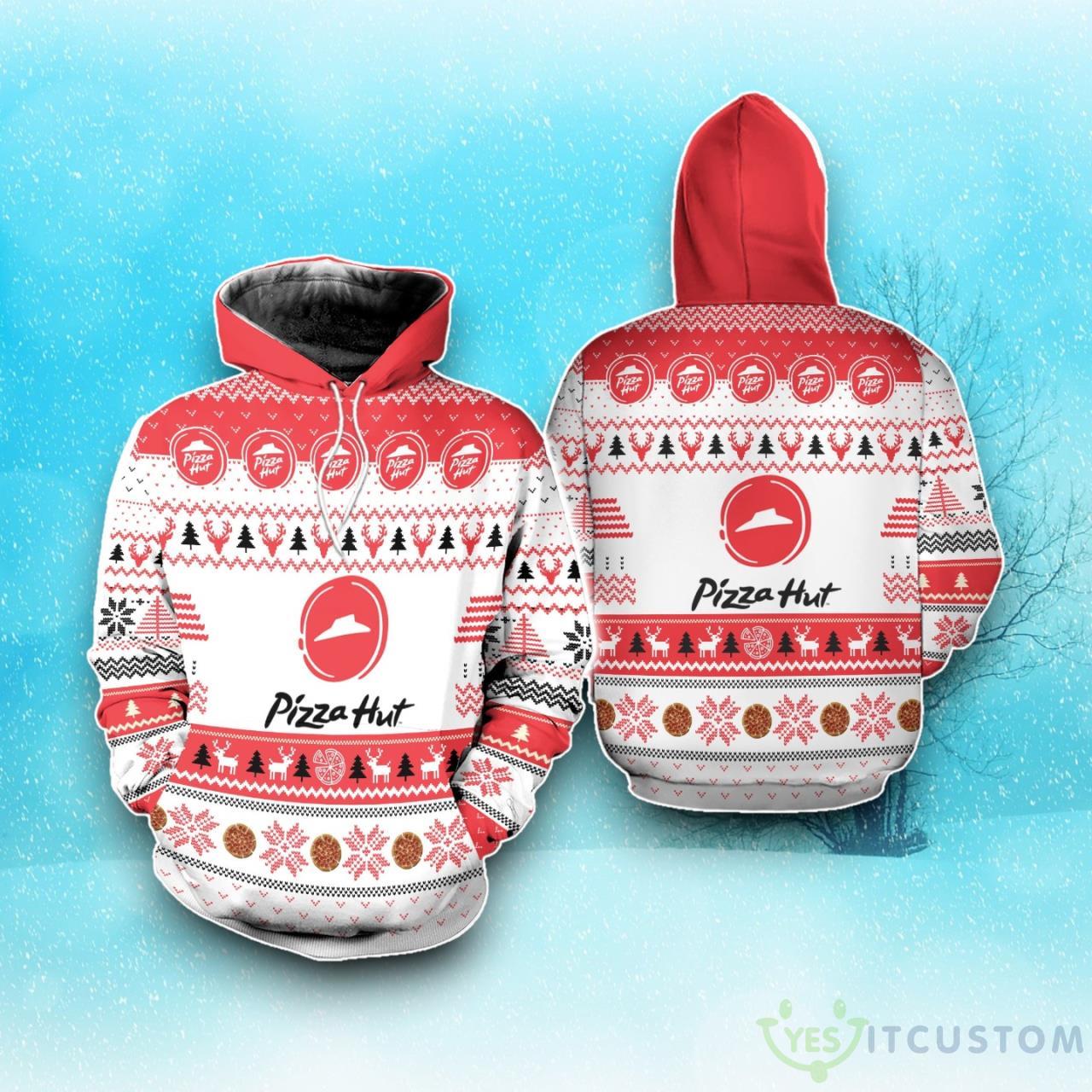 Pizza Hut Ugly Christmas Sweater For All 3 Pizza Hut Ugly Christmas Sweater For All Product Photo 1
