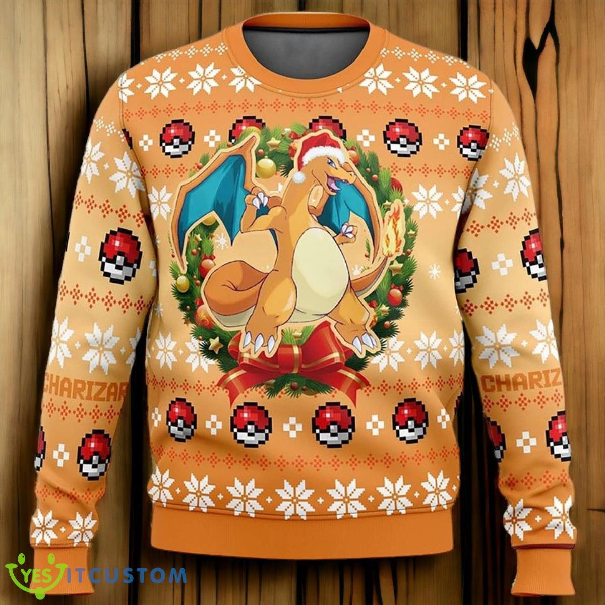 Pocket Monster Ugly Christmas Sweater 3 Pocket Monster Ugly Christmas Sweater Product Photo 1