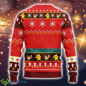 Pokemon Cute Noel Mc Ugly Christmas Sweater Red 1 Amazing Gift Idea Christmas Gift Product Photo 2
