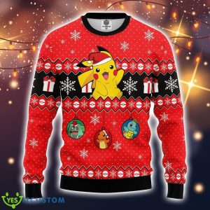 Pokemon Pikachu 3 Ugly Christmas Sweater Amazing Gift Idea Christmas Gift Product Photo 1