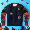 Police Navidad Xmas Ugly Christmas 3D Sweater Product Photo 1