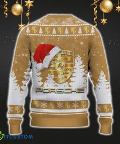 Porsche Ugly Christmas Sweater Car Lovers Santa Hat Tree Christmas For Fans Gift - Porsche Ugly Christmas Sweater_3