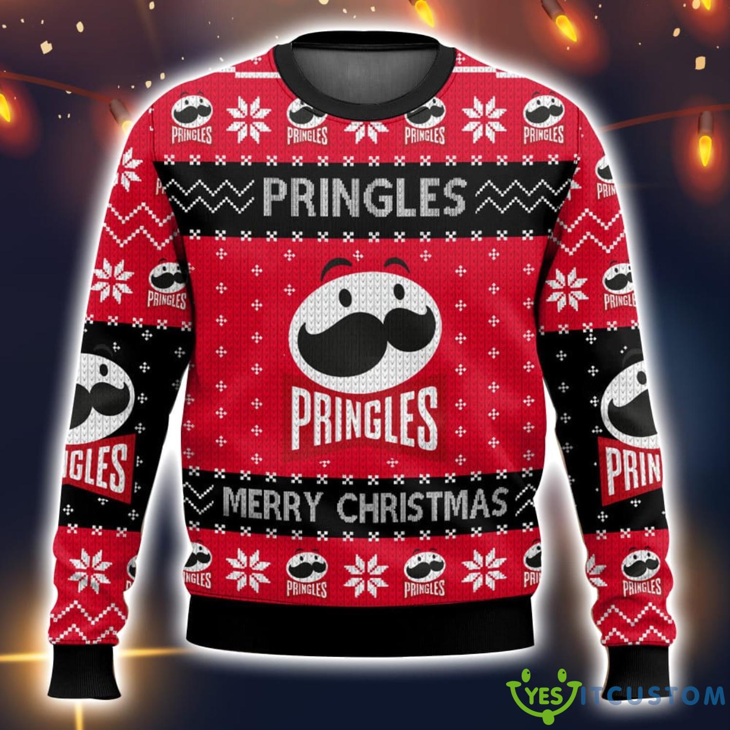Pringles Snack Brand Ugly Christmas Sweater Unisex Swweater 5 Pringles Snack Brand Ugly Christmas Sweater Unisex Swweater Product Photo 1