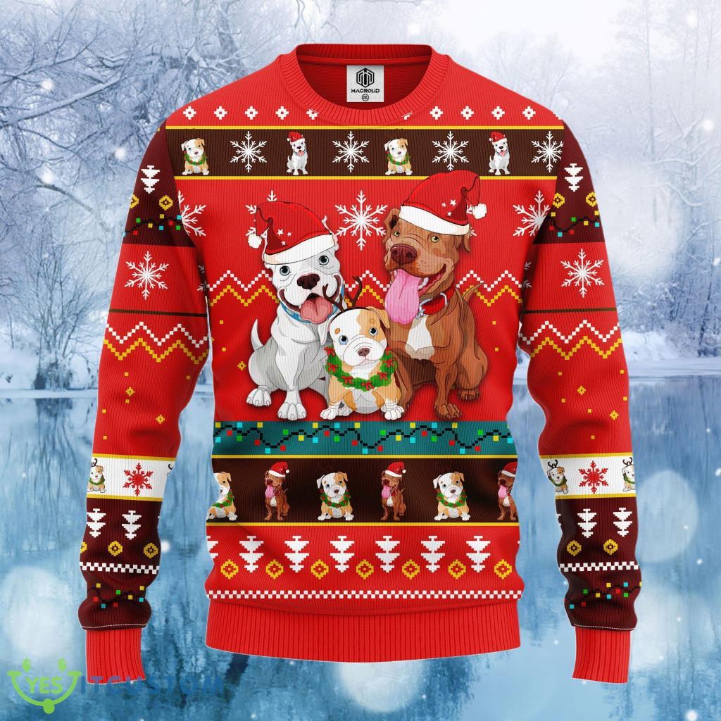 Pull Dog Cute Noel Mc Ugly Christmas Red 3 Pull Dog Cute Noel Mc Ugly Christmas Red Product Photo 1