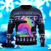 Rabbit Hologram Ugly Christmas Sweater Style Gift For Men And Women Product Photo 1