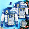 Real Madrid 3D Ugly Christmas Sweater Product Photo 1