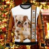 Rescued English Bulldog Ugly Christmas Sweaters Special Gift For Loved Ones 5d3 Product Photo 1