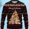 Retro Merry Cocksmas Printed Casual 3D Ugly Christmas Sweater, Xmas Gift For Everyone Product Photo 1