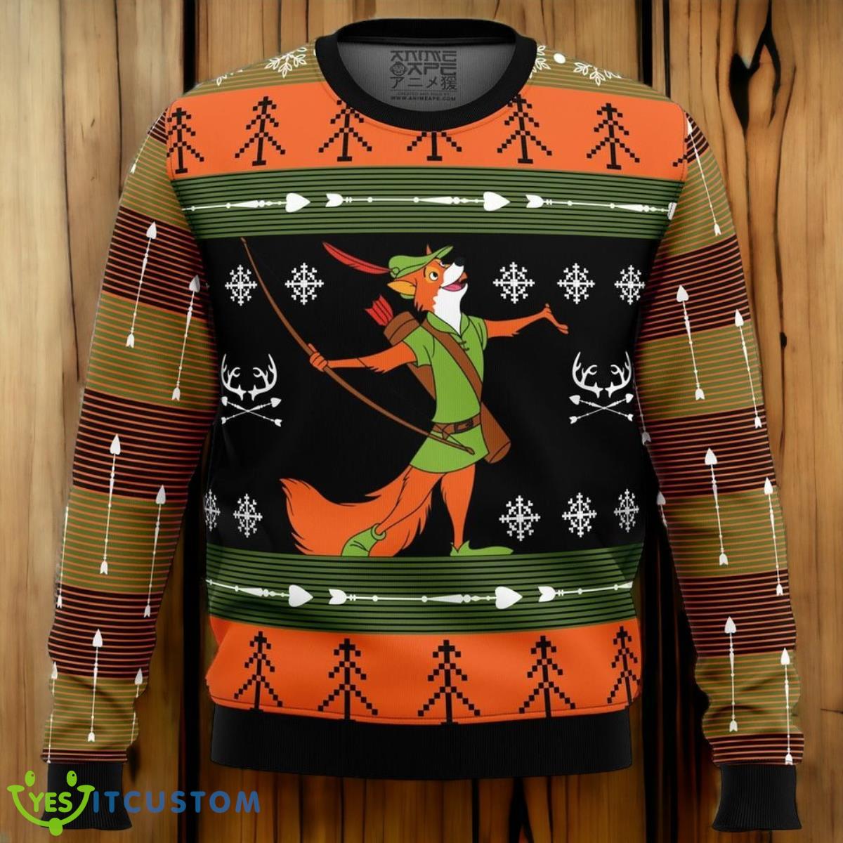 Robin Hood Ugly Christmas Sweater 3 Robin Hood Ugly Christmas Sweater Product Photo 1