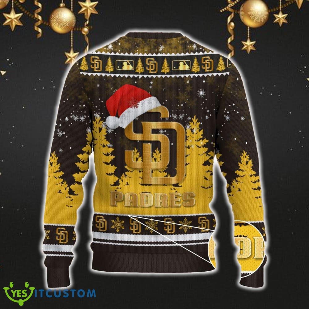 San Diego Padres Ugly Christmas Sweater Snowflakes Santa Hat Logo For Men And Women Gift Christmas 6 San Diego Padres Ugly Christmas Sweater Snowflakes Santa Hat Logo For Men And Women Gift Christmas - San Diego Padres Ugly Christmas Sweater_3