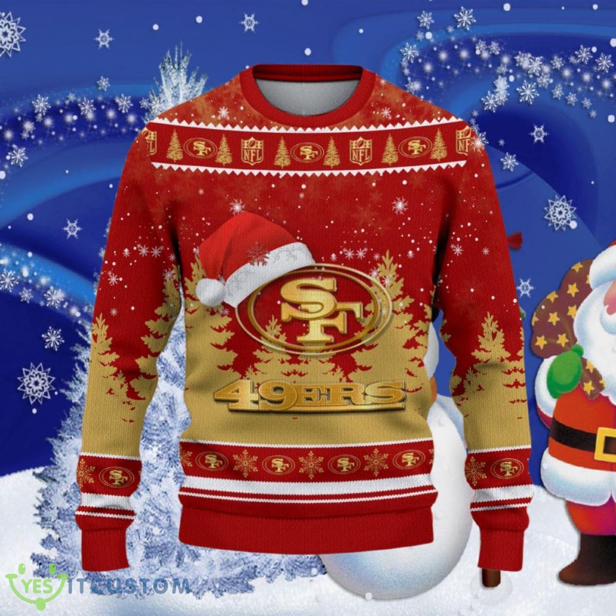 San Francisco 49ers Ugly Christmas Sweater Special Gift 5 San Francisco 49ers Ugly Christmas Sweater Special Gift Product Photo 1