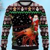Santa Claus Riding A Lobster 3D Ugly Christmas Sweater, Xmas Gift For Everyone Product Photo 1