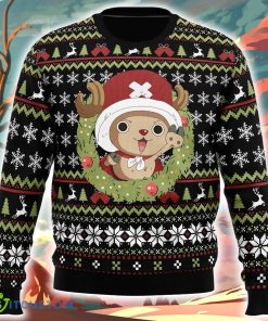 Santa Tony Tony Chopper One Piece Ugly Christmas Sweater Ideas For Fans Gift - Santa Tony Tony Chopper One Piece Ugly Christmas Sweater_1