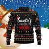 Santas Favorite Mom Ugly Christmas Sweater Gift For Men And Women Product Photo 1