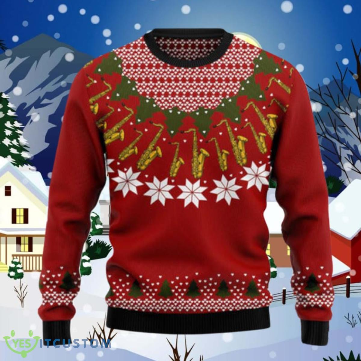 Saxophone Lover Ugly Christmas Sweater Ugly Christmas Sweaters For Men And Women Style Gift 3 Saxophone Lover Ugly Christmas Sweater Ugly Christmas Sweaters For Men And Women Style Gift Product Photo 1