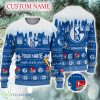 Schalke 04 Custom Name Logo 3D Ugly Sweater New Gift For Fans - Schalke 04 Custom Name Logo 3D Ugly Sweater New Gift For Fans