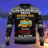 School Bus All Day Ugly Christmas Sweaters Unique Gift Product Photo 1