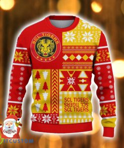 SCL Tigers 3D Ugly Christmas Sweater Snowflake Pattern Christmas Holiday Gift For Men And Women 4 SCL Tigers 3D Ugly Christmas Sweater Snowflake Pattern Christmas Holiday Gift For Men And Women Product Photo 2