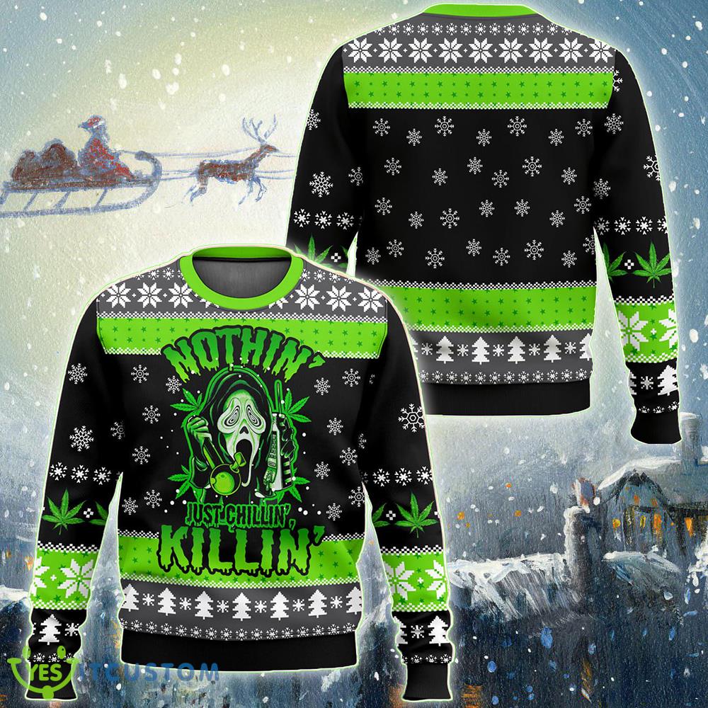 Scream Just Chilling New Ugly Xmas Sweater Gift For Holidays 3 Scream Just Chilling New Ugly Xmas Sweater Gift For Holidays - Scream Just Chilling New Ugly Xmas Sweater Gift For Holidays