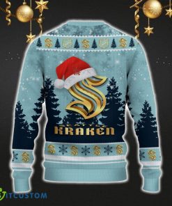 Seattle Kraken Ugly Christmas Sweater Snowflakes Santa Hat Logo For Men And Women Gift Christmas 3 Seattle Kraken Ugly Christmas Sweater Snowflakes Santa Hat Logo For Men And Women Gift Christmas - Seattle Kraken Ugly Christmas Sweater_3