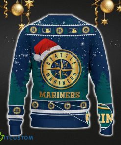 Seattle Mariners Ugly Christmas Sweater Snowflakes Santa Hat Logo For Men And Women Gift Christmas 3 Seattle Mariners Ugly Christmas Sweater Snowflakes Santa Hat Logo For Men And Women Gift Christmas - Seattle Mariners Ugly Christmas Sweater_3