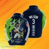 Seattle Seahawks Russell Wilson 3D Hoodie Style Gift For Men And Women Product Photo 1