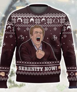 Serenity Now Seinfeld Ugly Christmas Sweater Product Photo 1
