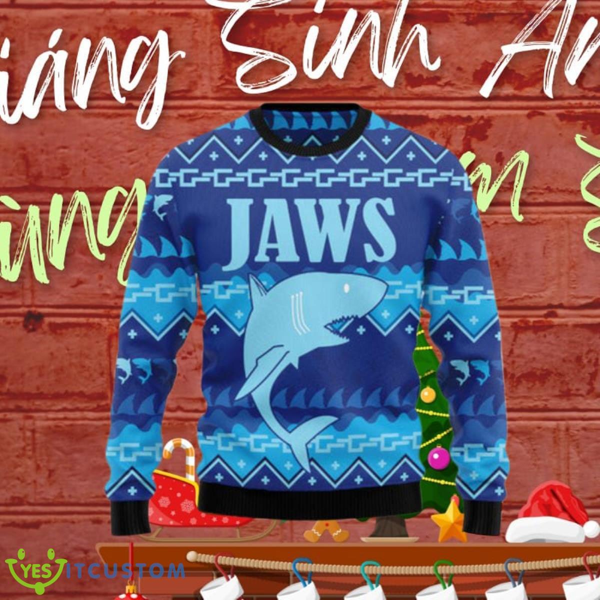 Shark Jaws Ugly Christmas Sweaters Special Gift YesItCustom