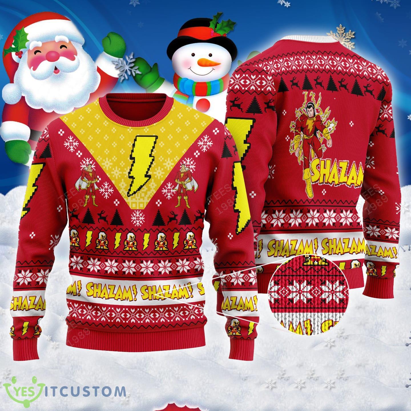Shazam Dc Comics Knitted Sweater Gift For Christmas 3 Shazam Dc Comics Knitted Sweater Gift For Christmas - Shazam Dc Comics Knitted Sweater Gift For Christmas