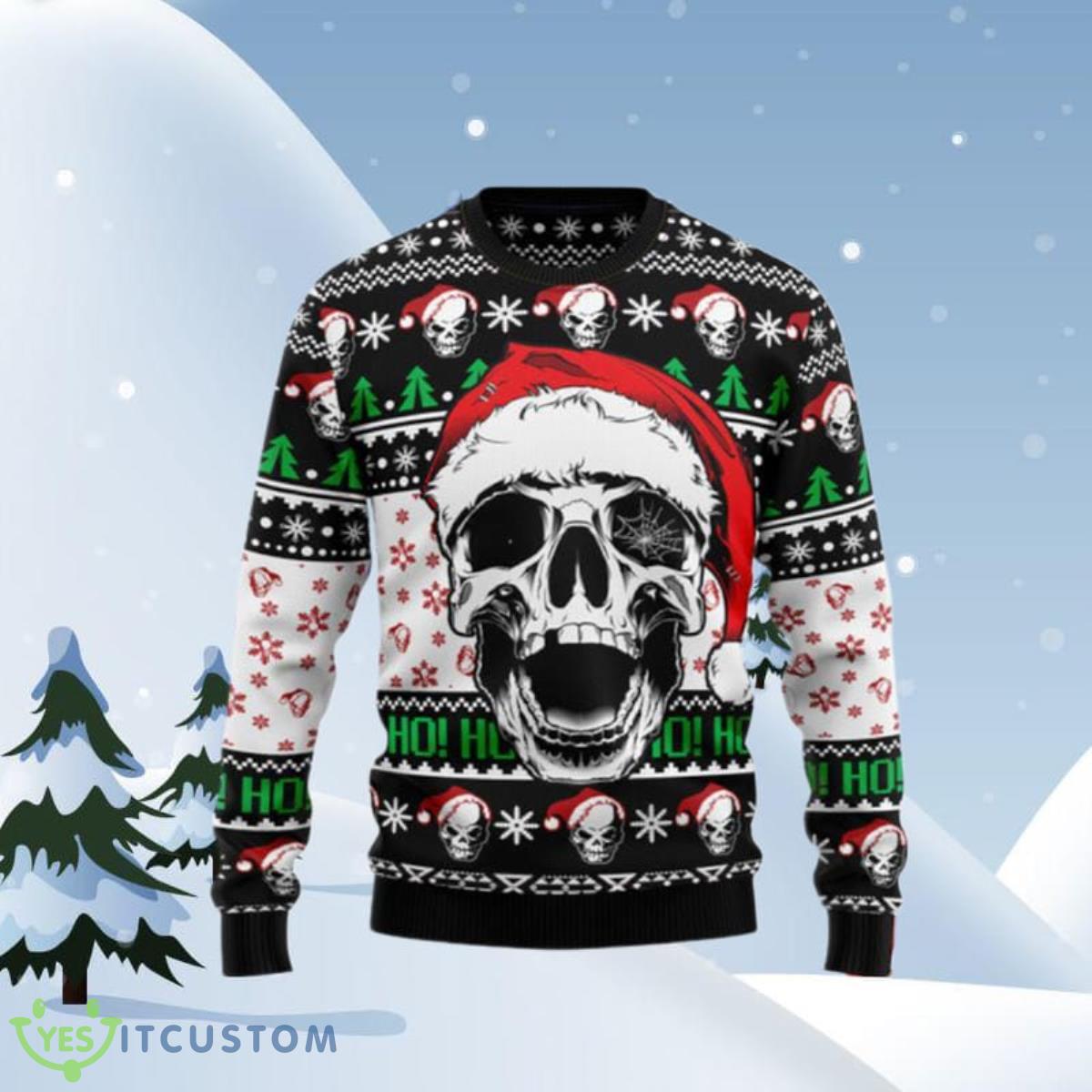 Skull Xmas Ugly Christmas Sweaters Unique Gift 3 Skull Xmas Ugly Christmas Sweaters Unique Gift Product Photo 1