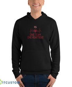 South Carolina Gamecocks One Team One Heartbeat T Shirt, Christmas Sweatshirt - 3719 Unisex Fleece Pullover Hoodie