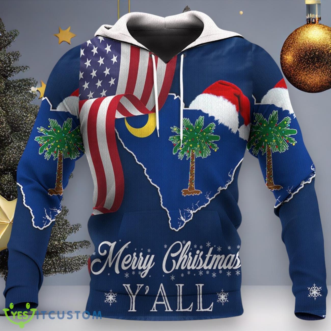 South Carolina Merry Christmas Y'all Xmas Hoodie Palm Tree Holiday Christmas Hoodie Mens 6 south carolina merry christmas yall xmas hoodie palm tree holiday christmas hoodie mens
